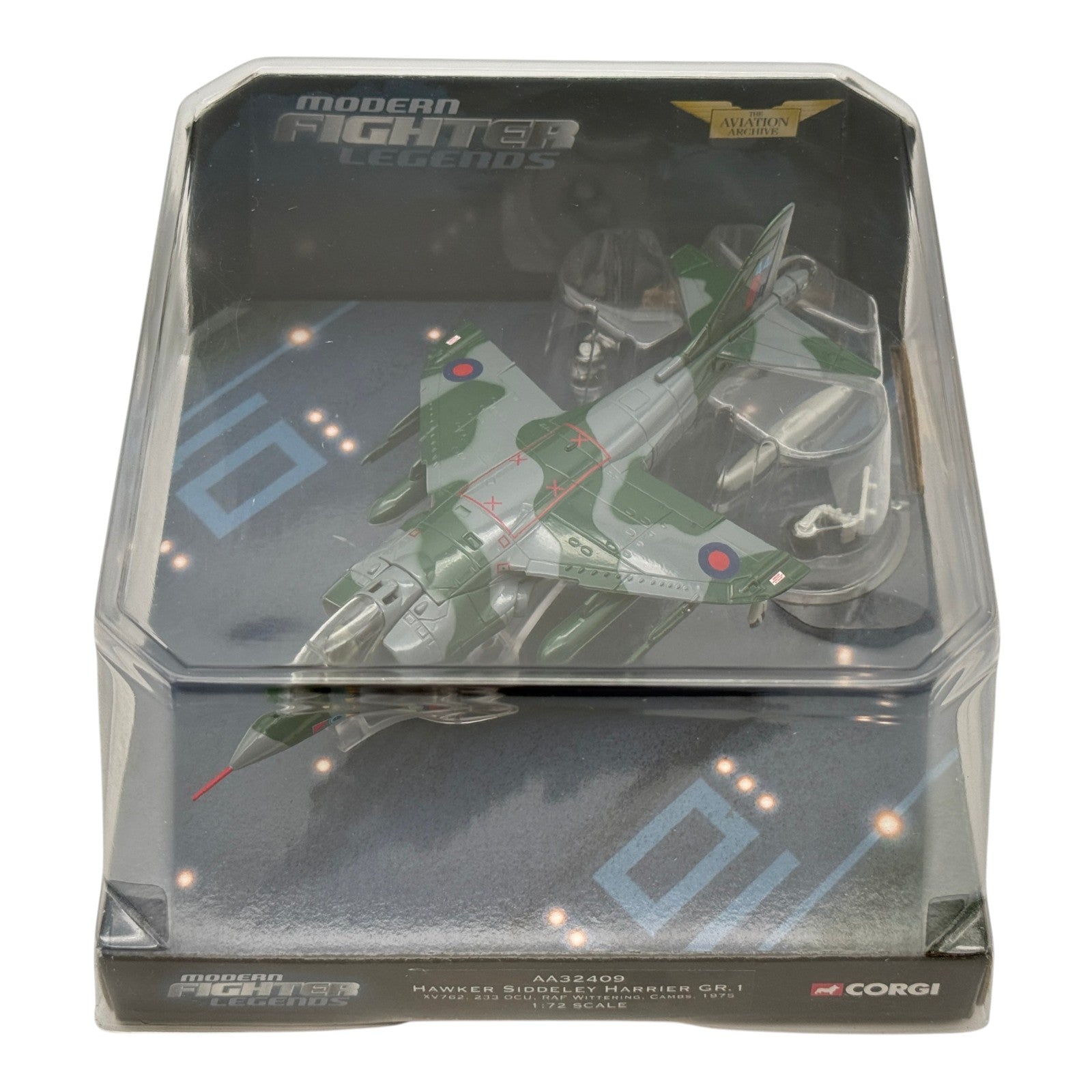 Corgi AA32409 1:72 BAe Harrier GR.1 XV762 RAF No.233 OCU Wittering 1971
