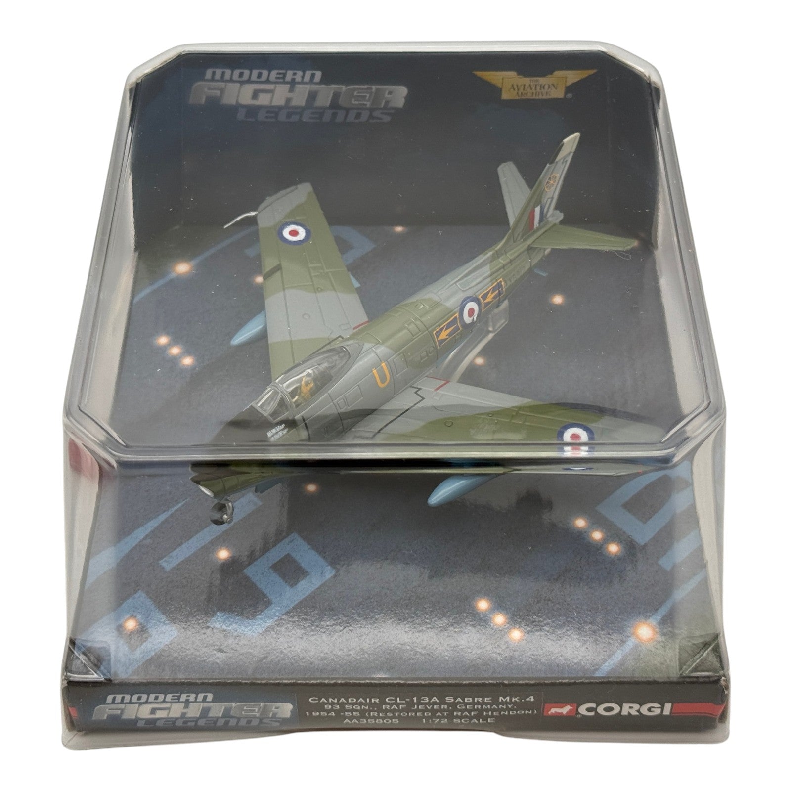 Corgi AA35805 1:72 Canadair Sabre Mk.4 XB812 RAF No.93 Sqn Jever 1954