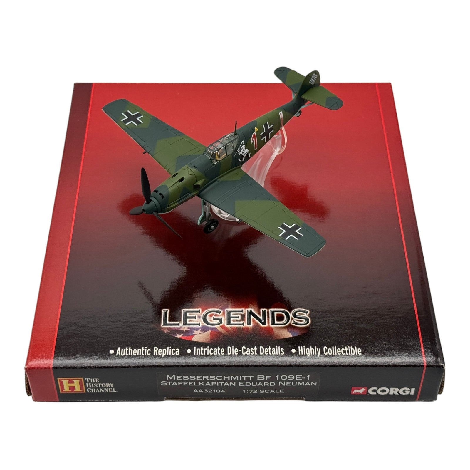 Corgi AA32104 1:72 Messerschmitt Bf 109E-1 Eduard Neumann JG 26 1939