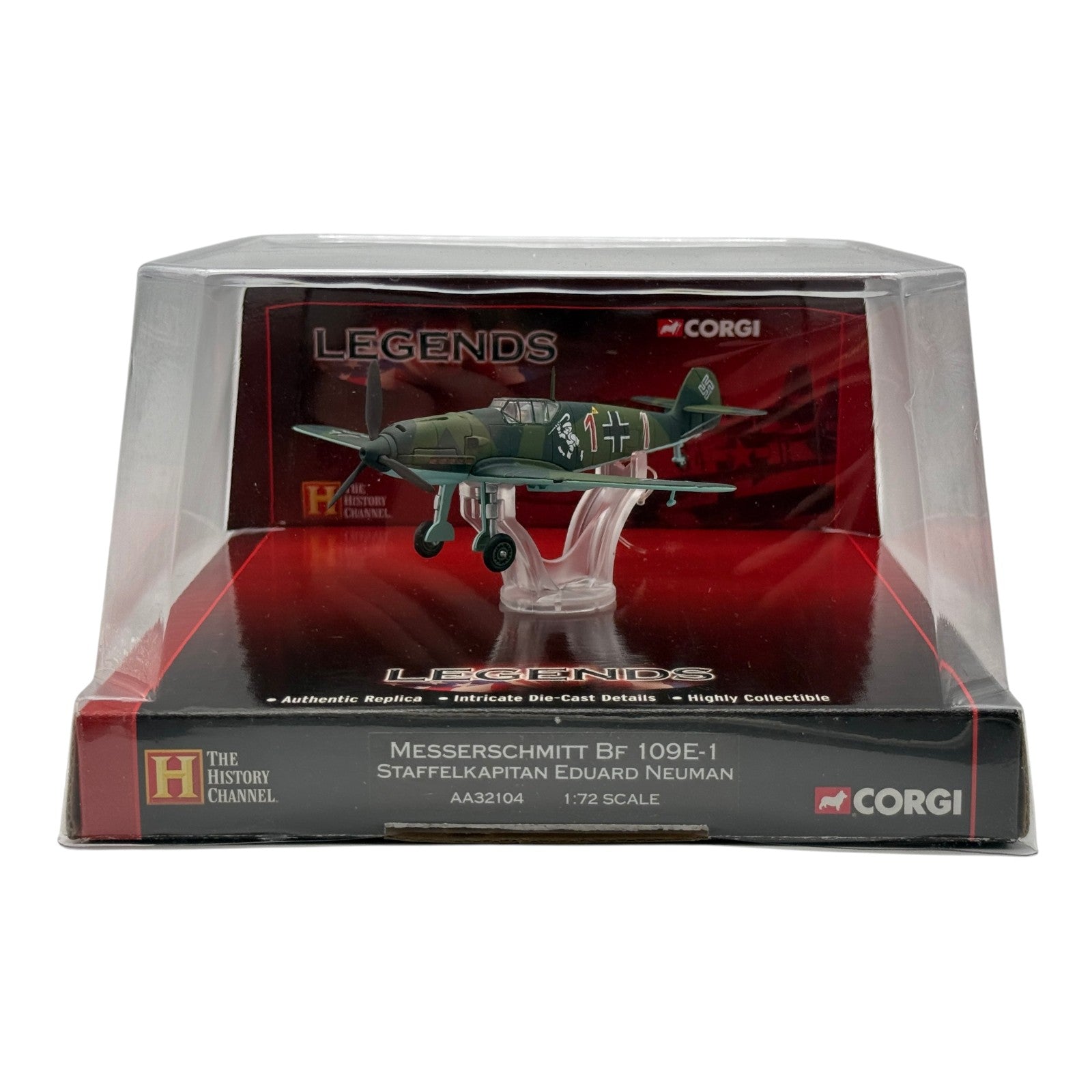 Corgi AA32104 1:72 Messerschmitt Bf 109E-1 Eduard Neumann JG 26 1939