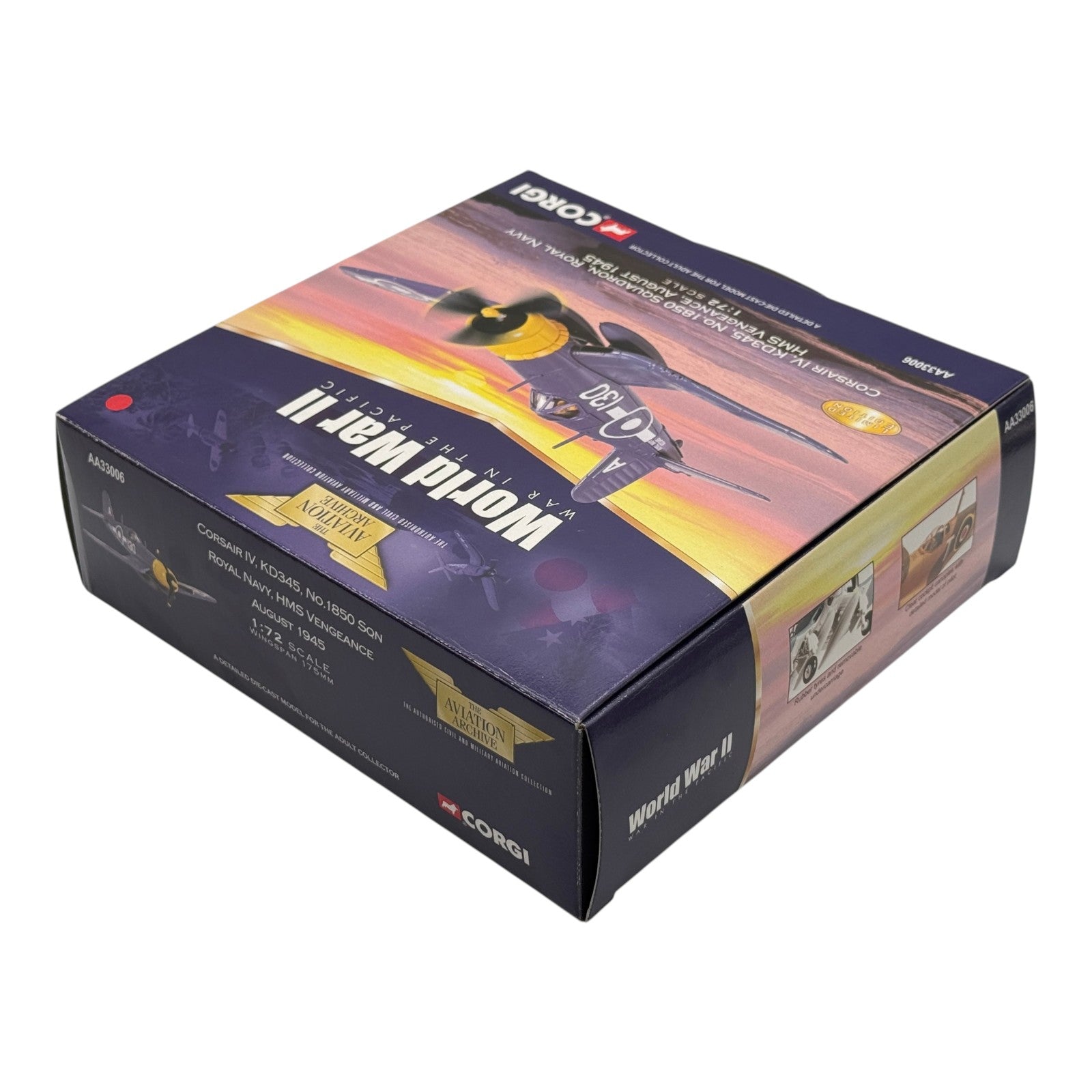 Corgi AA33006 1:72 Vought Corsair IV KD345 1850 NAS HMS Vengeance 1945