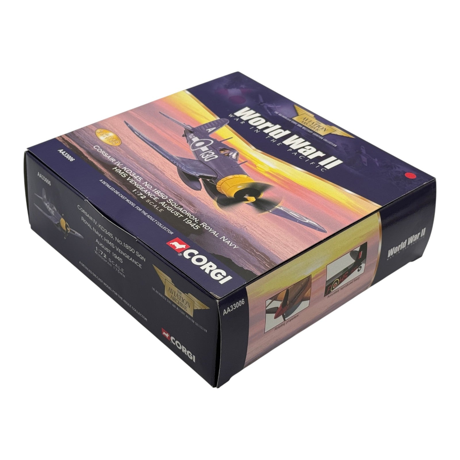 Corgi AA33006 1:72 Vought Corsair IV KD345 1850 NAS HMS Vengeance 1945
