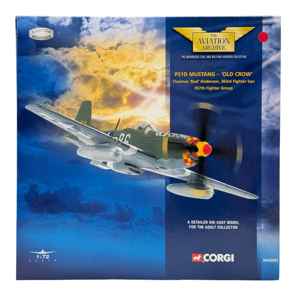 Corgi AA32201 1:72 P-51D Mustang Old Crow Bud Anderson 357th FG 1944