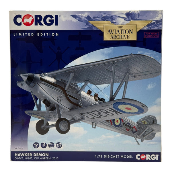 Corgi AA39605 1:72 Hawker Demon G-BTVE Shuttleworth Collection Old Warden 2013