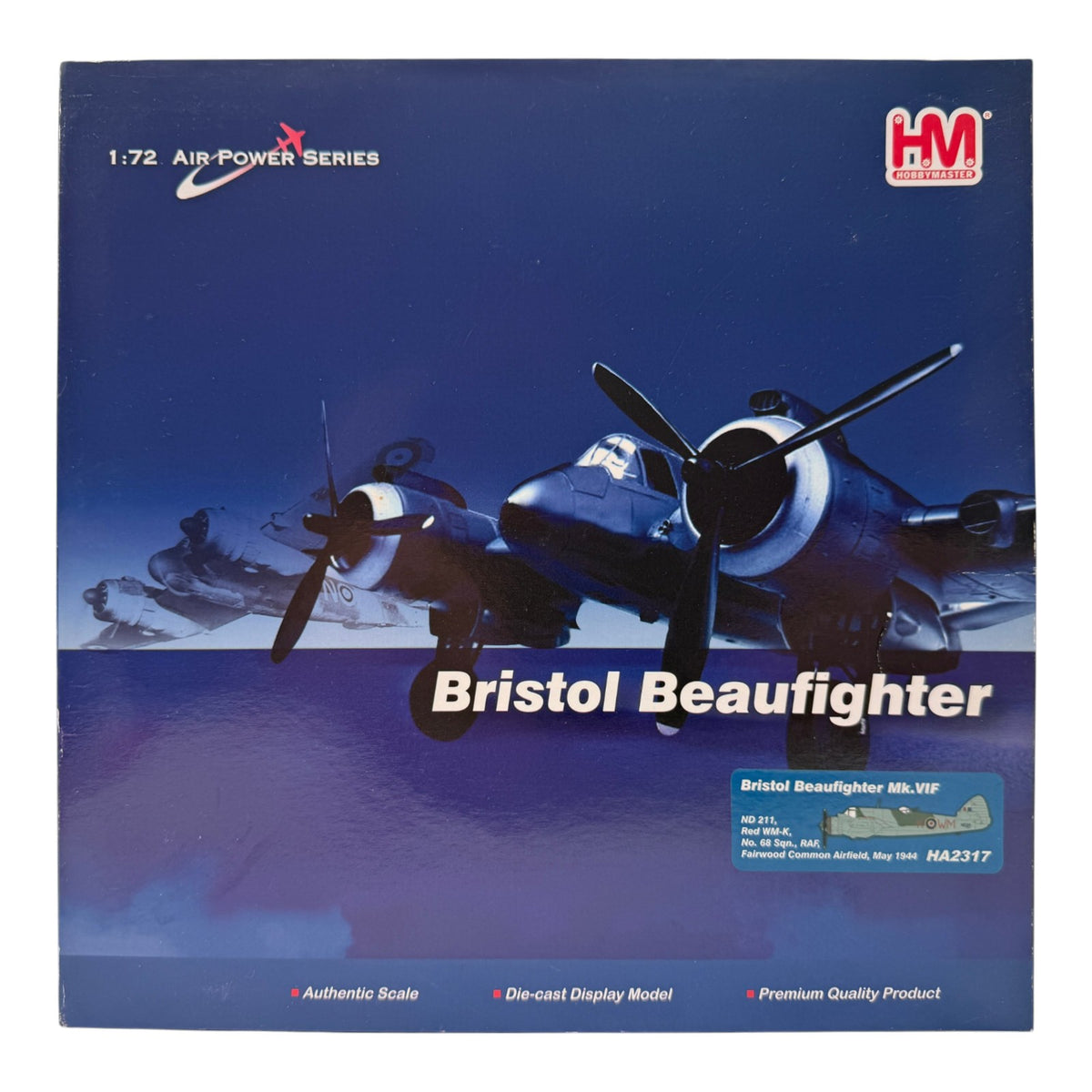 Hobby Master HA2317 1:72 Beaufighter Mk VIF ND211 WM-K 68 Sqn RAF 1944