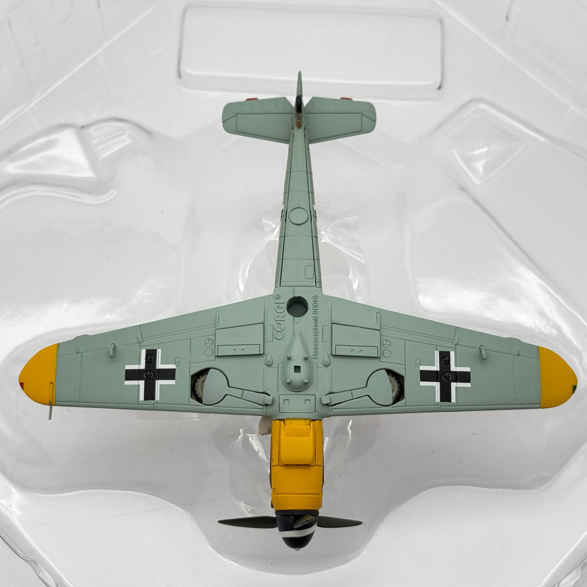 Corgi AA27110 1:72 Messerschmitt Bf 109G-6 Black Double Chevron Carganico 1944