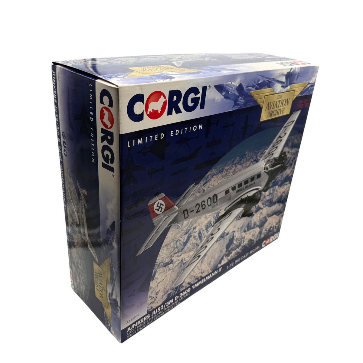 Corgi AA36909 1:72 Junkers Ju 52/3m D-2600 Immelmann II Tempelhof Berlin 1936