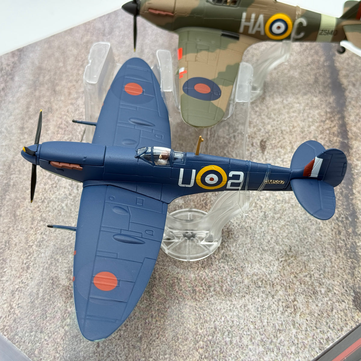 Corgi AA99182 1:72 Merlins Over Malta Spitfire Mk.Vb and Hurricane Mk.XIIa Set