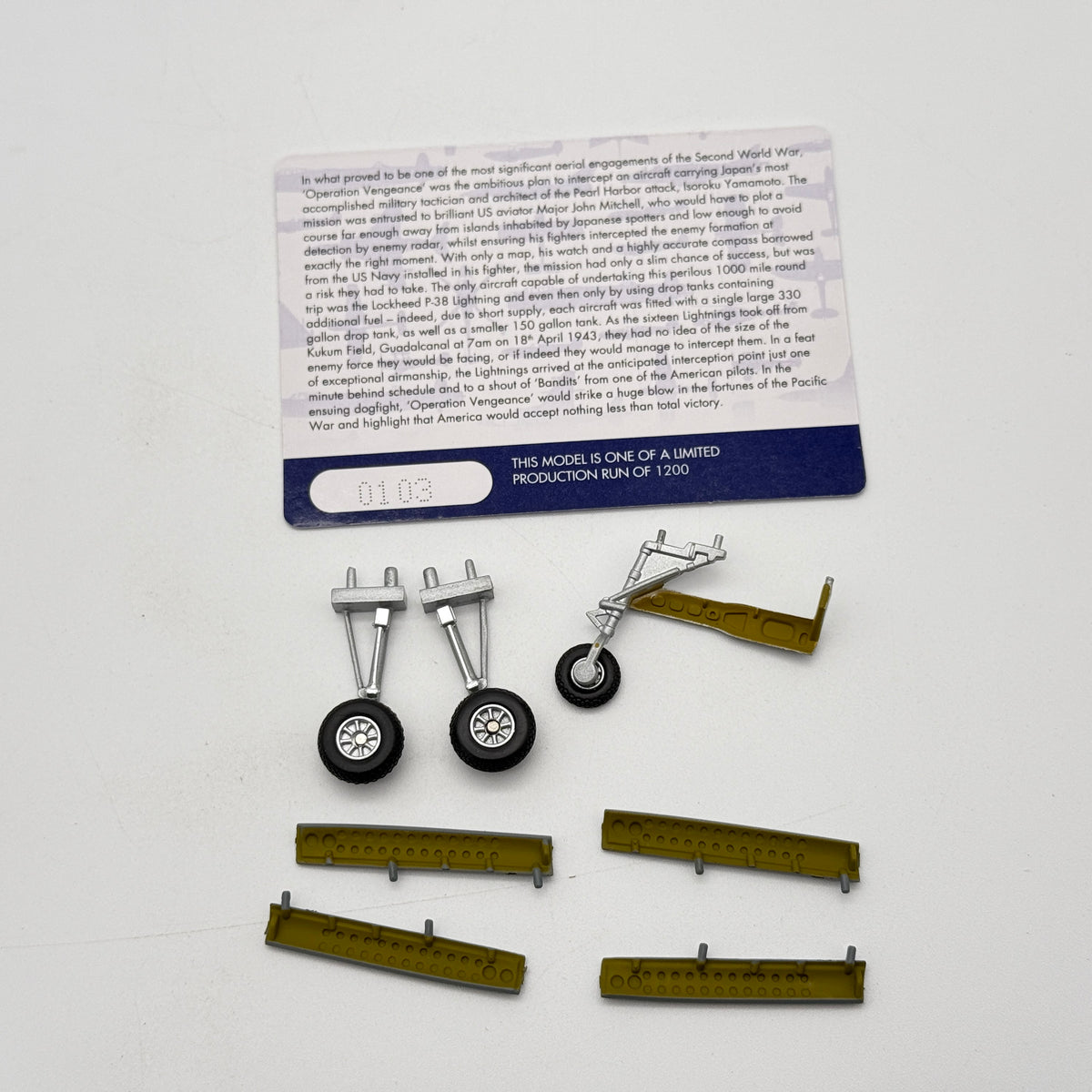 Corgi AA36615 1:72 P-38G Lightning Miss Virginia Operation Vengeance 1943 USAAF