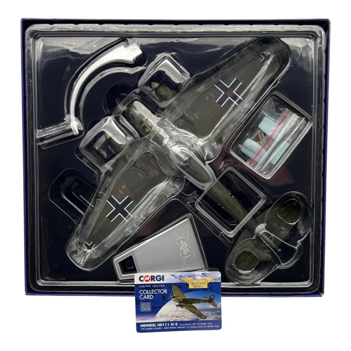 Corgi AA33717 1:72 Heinkel He 111H-2 1H+JA KG26 Humbie East Lothian 1939