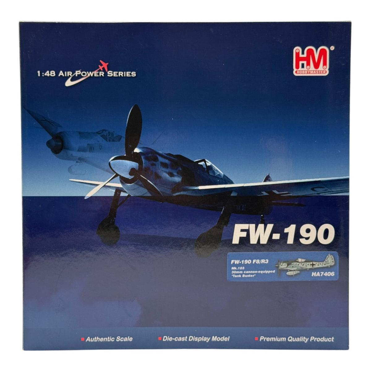 Hobby Master HA7406 1:48 Focke-Wulf Fw 190F-8/R3 MK 103 Luftwaffe Tank Buster