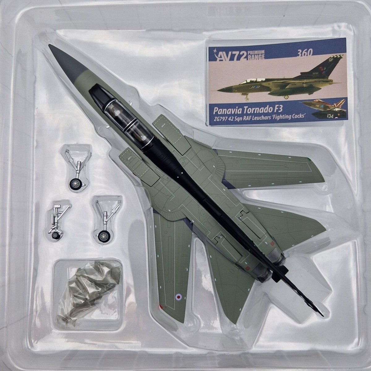 Aviation 72 1:72 Panavia Tornado F3 ZG797 43 Sqn RAF Leuchers Fighting Cocks AV7251002 - Aviation 72