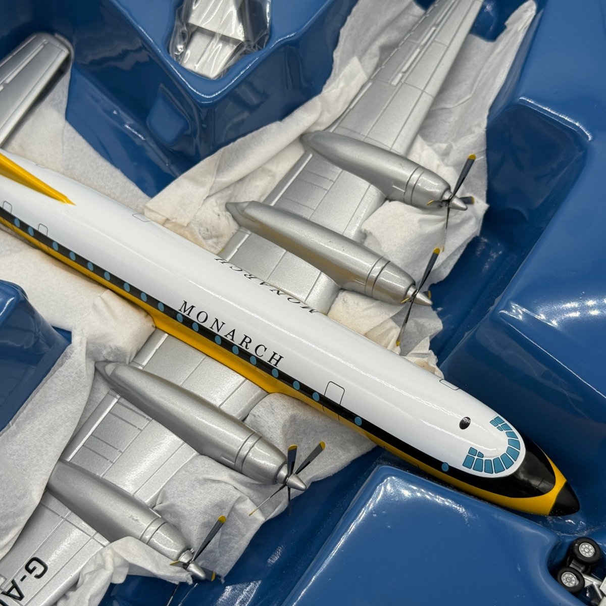 Corgi 48603 1:144 Bristol Britannia 312 Monarch Airlines G-AOVH - Corgi