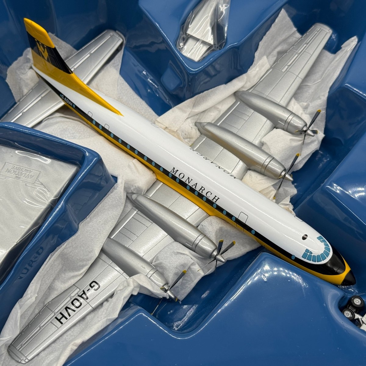Corgi 48603 1:144 Bristol Britannia 312 Monarch Airlines G-AOVH - Corgi