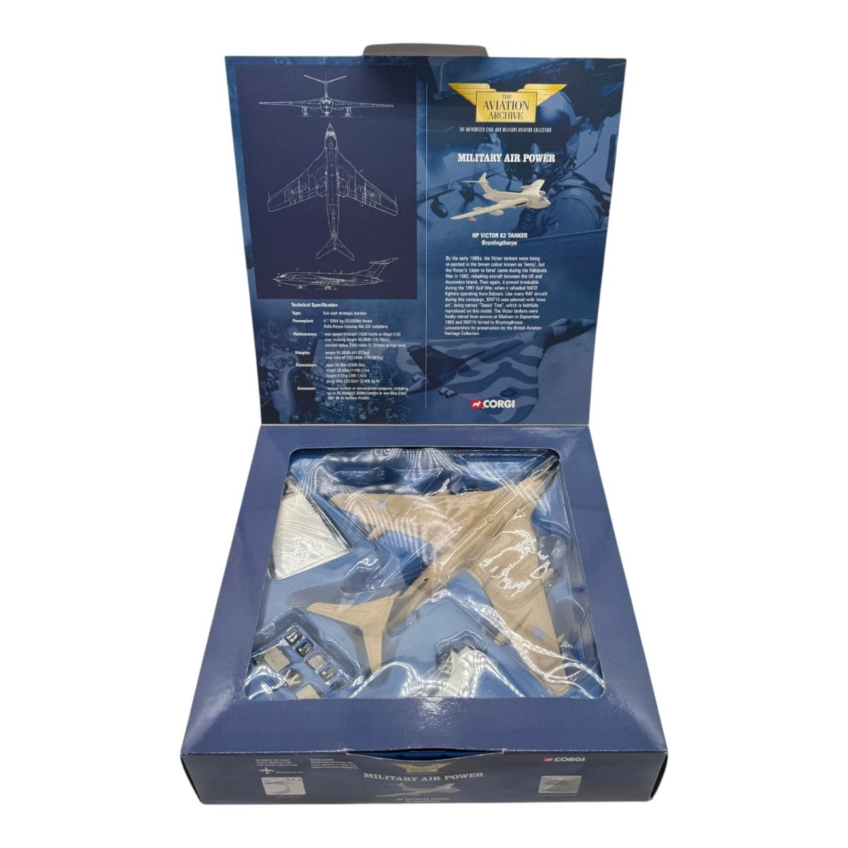 Corgi 48701 1:144 Handley Page Victor K.2 RAF No.55 Sqn XM715 Teasin' Tina Bahrain 1991 - Corgi