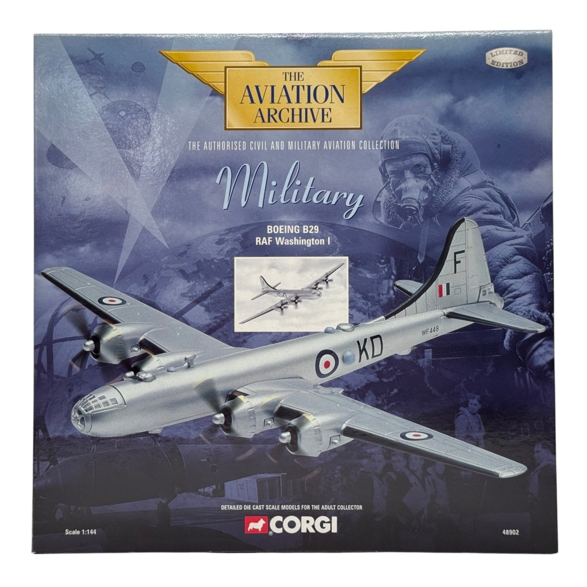 Corgi 48902 1:144 Boeing Washington B.1 RAF No.115 Sqn WF448 KD-F RAF Marham - Corgi