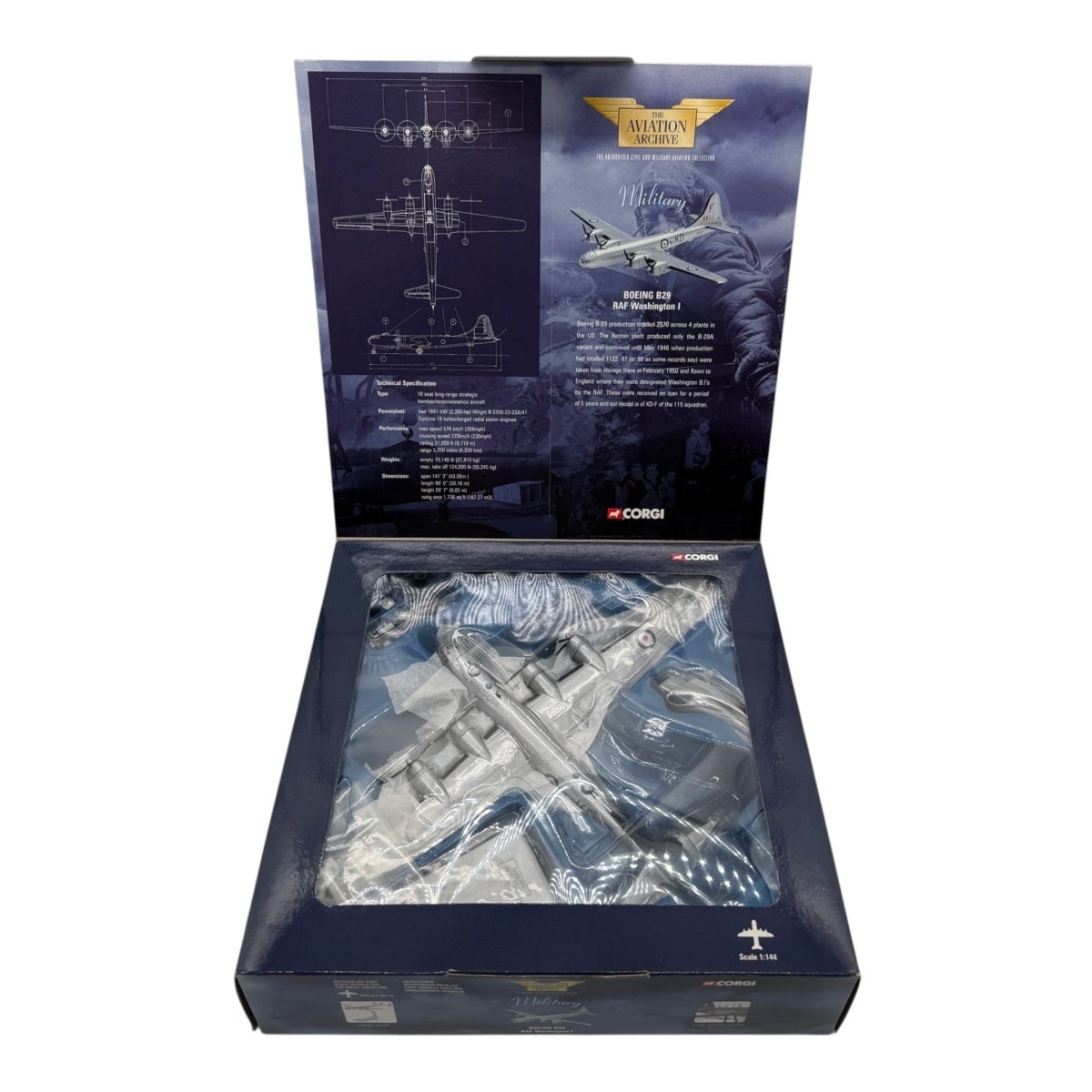 Corgi 48902 1:144 Boeing Washington B.1 RAF No.115 Sqn WF448 KD-F RAF Marham - Corgi