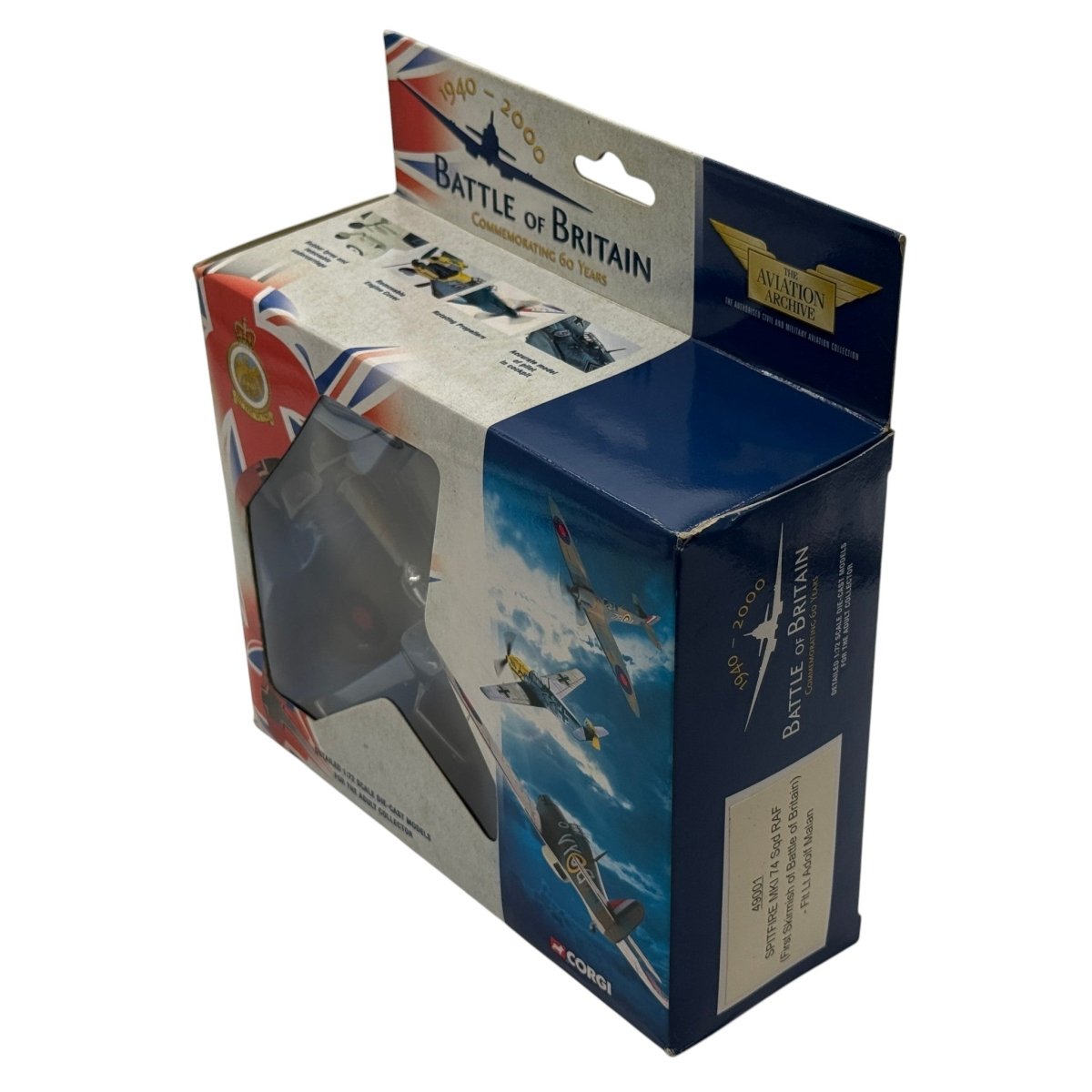Corgi 49001 1:72 Supermarine Spitfire Mk I RAF No.74 Sqn K9953 ZP-A Adolf Sailor Malan Hornchurch Battle of Britain 1940 - Corgi