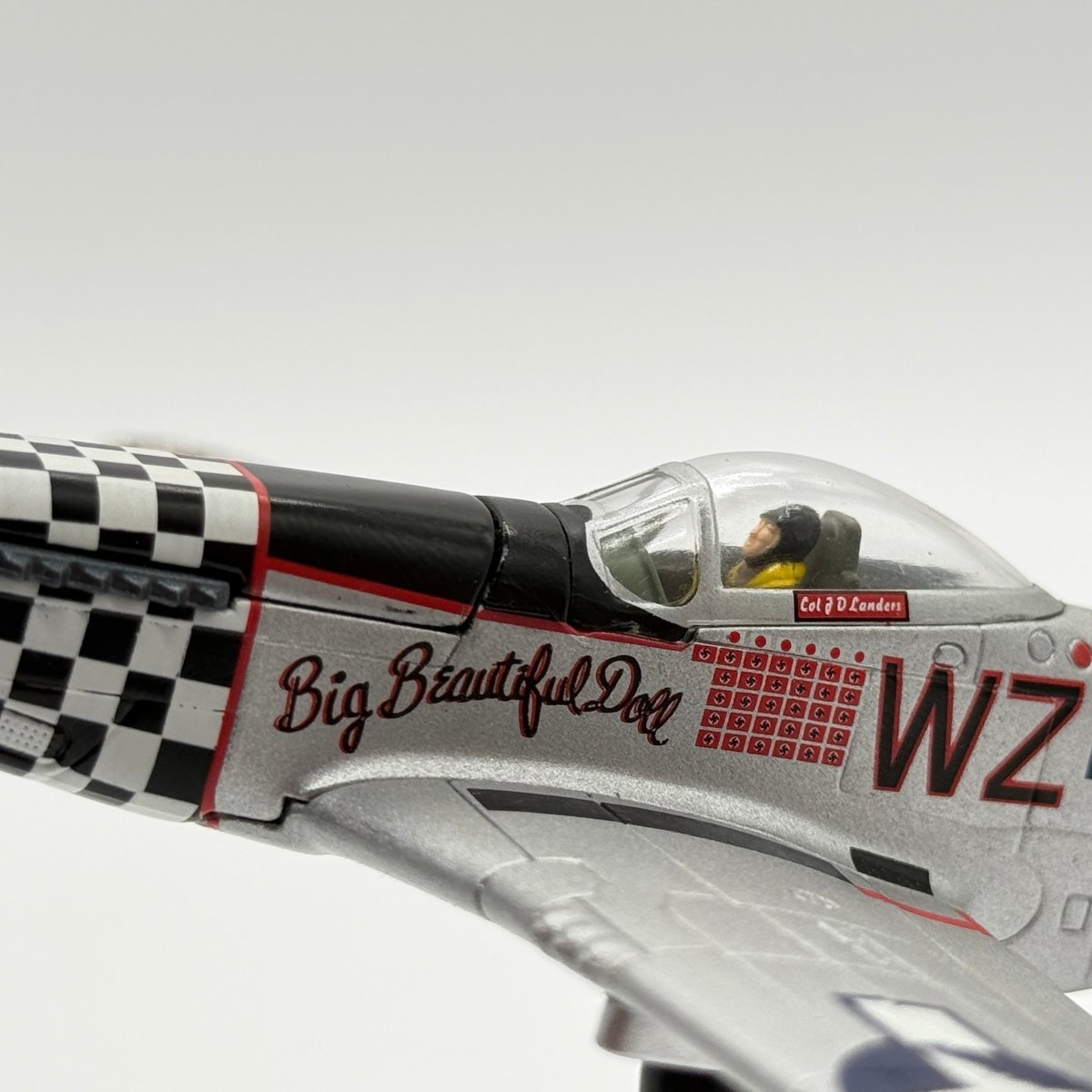 Corgi 49301 1:72 North American P-51D Mustang USAAF 84th FS WZ-I Big Beautiful Doll John Landers RAF Duxford 1945 - Corgi