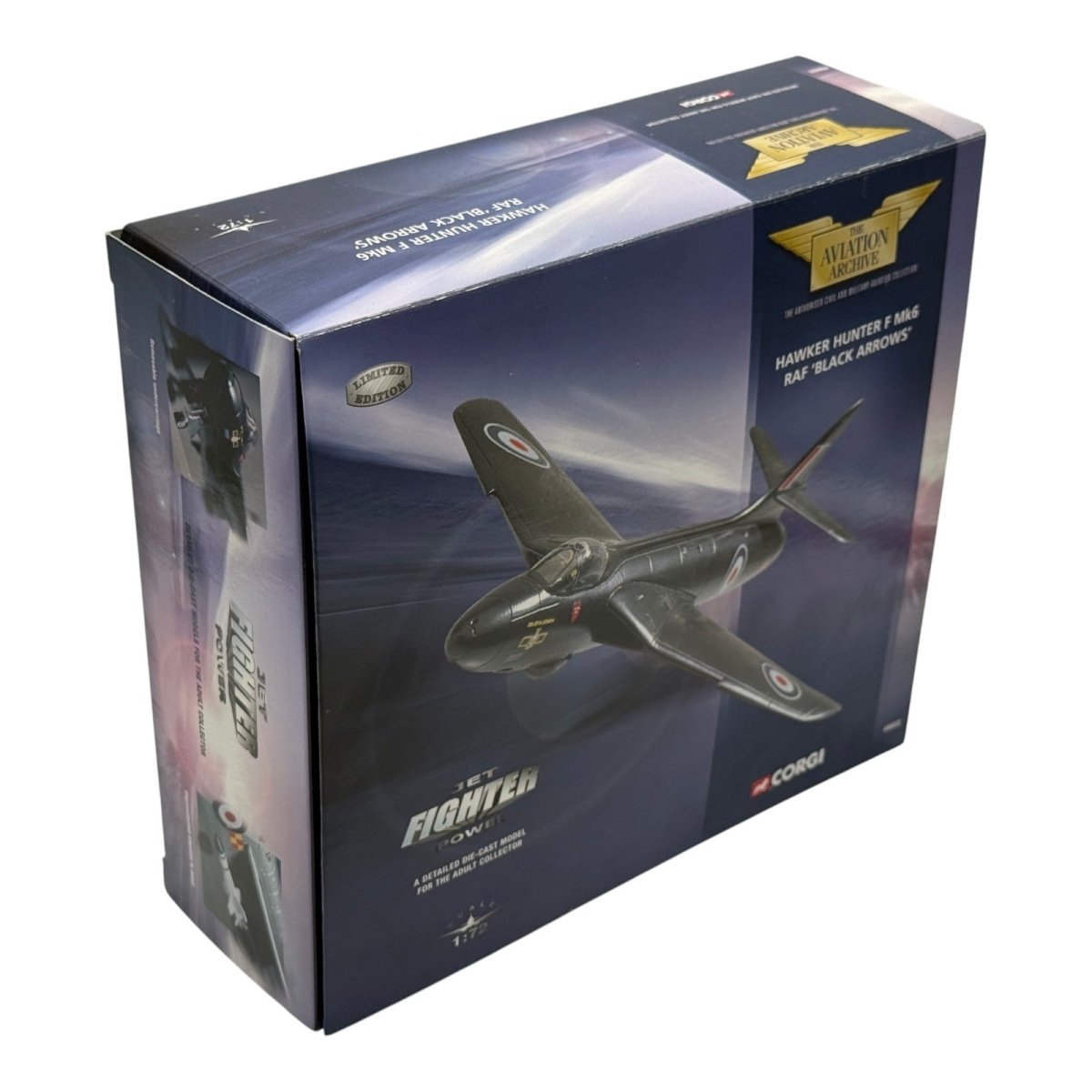 Corgi 49802 1:72 Hawker Hunter F.Mk 6 XF506 RAF No.111 Sqn Black Arrows *ISSUES* - Corgi