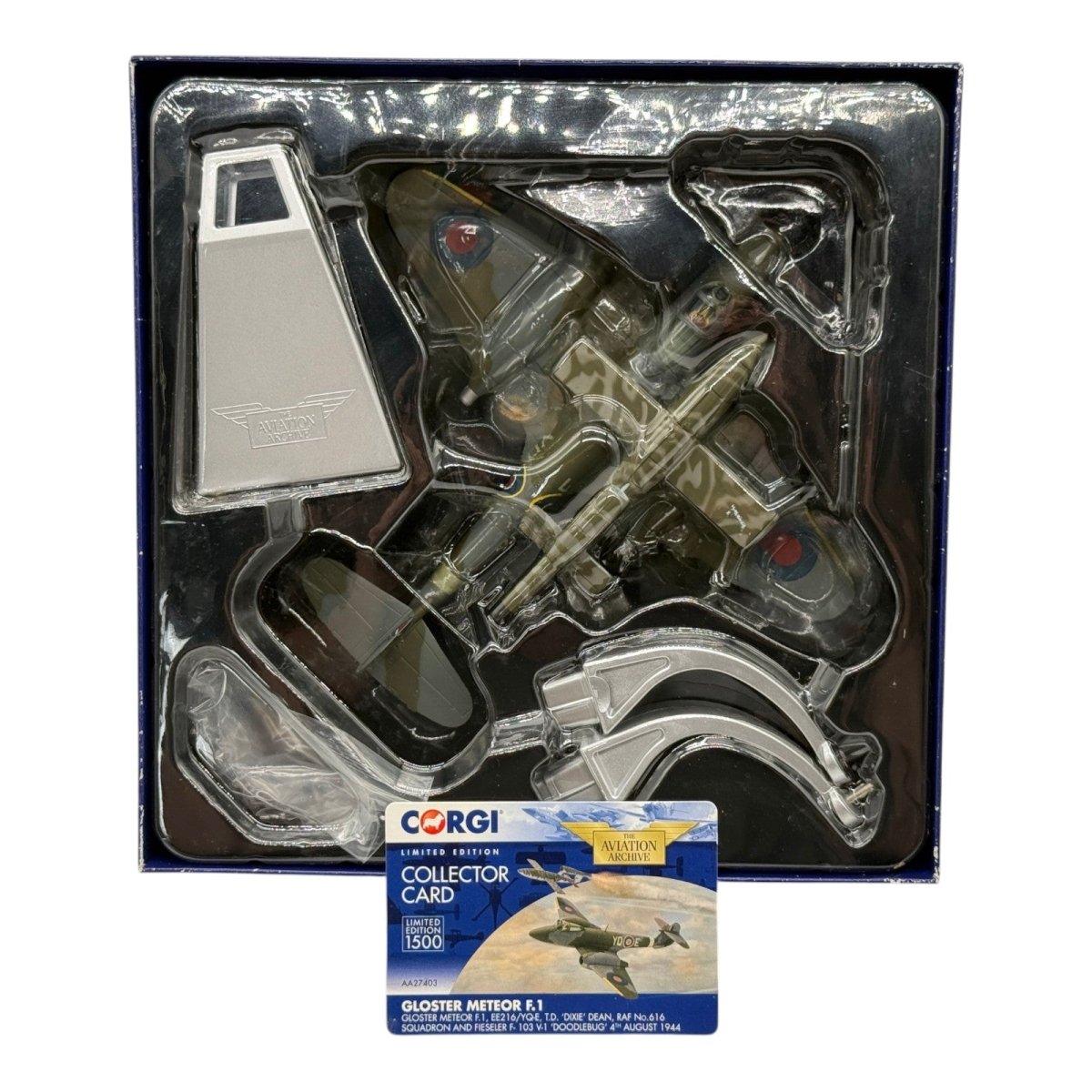 Corgi AA27403 1:72 Gloster Meteor F.Mk 1 RAF No.616 Sqn Dixie Dean 1944 - Corgi