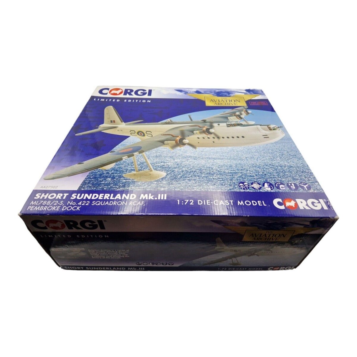 Corgi Aviation Archive 1:72 Short Sunderland Mk.III Ml788/2 - s No.422 Squadron RCAF AA27502 - Corgi
