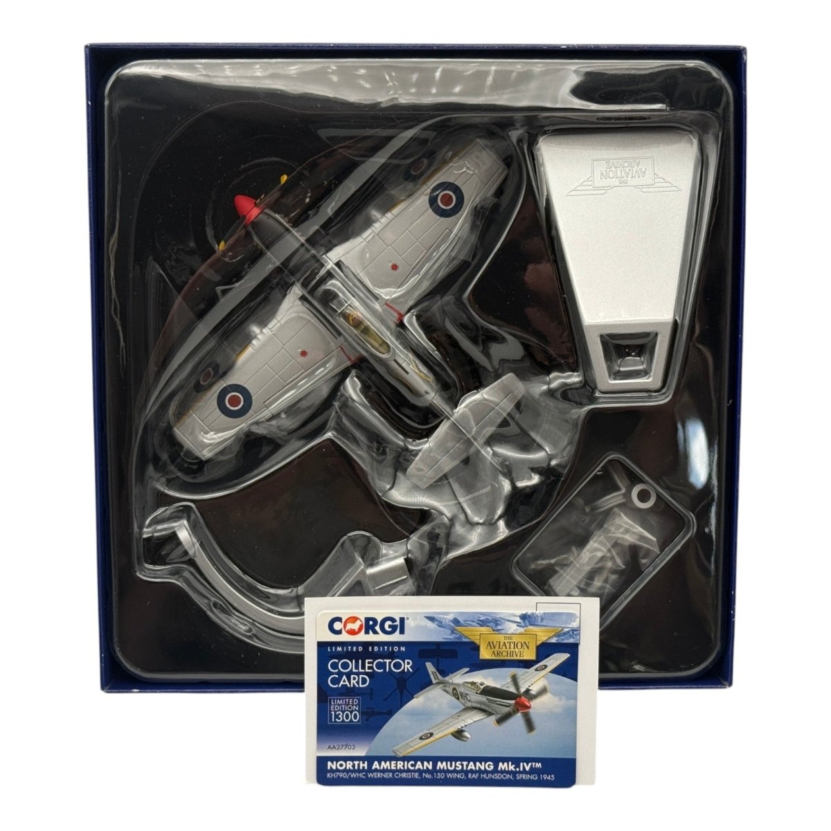 Corgi AA27703 1:72 Mustang Mk IV RAF No.150 Wing Werner Christie 1945 - Corgi