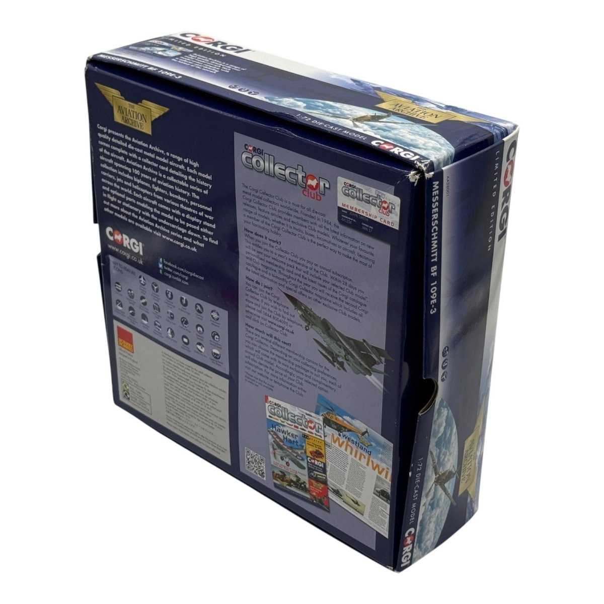 Corgi AA28001 1:72 Messerschmitt Bf 109E Luftwaffe 6./JG 51 Yellow 1 Josef Priller France 1940 - Corgi