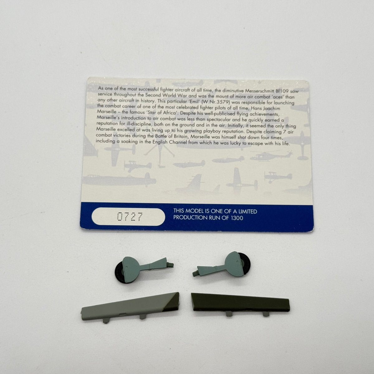 Corgi AA28003 1:72 Messerschmitt Bf 109E-4 Luftwaffe 1.(J)/LG 2 White 14 Marseille 1940 - Corgi