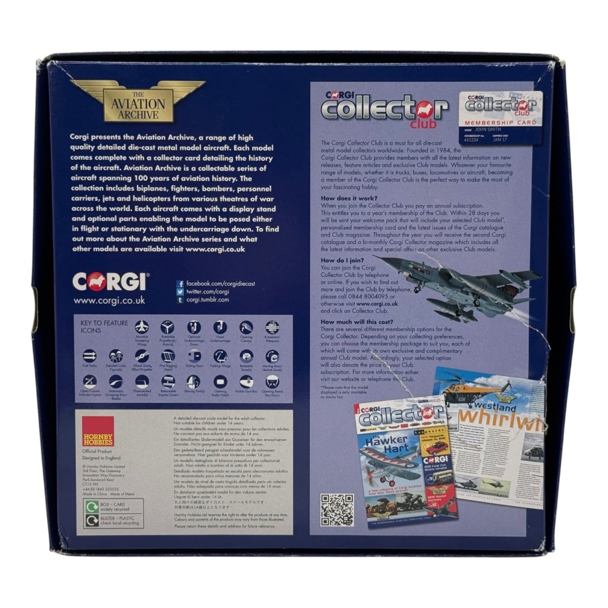 Corgi AA28003 1:72 Messerschmitt Bf 109E-4 Luftwaffe 1.(J)/LG 2 White 14 Marseille 1940 - Corgi