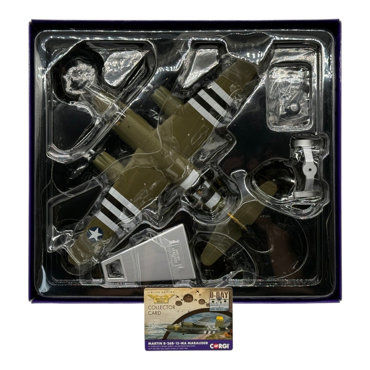 Corgi AA29501 1:72 Martin B-26B Marauder USAAF 386th BG 553rd BS Dinah Might D-Day 1944 - Corgi