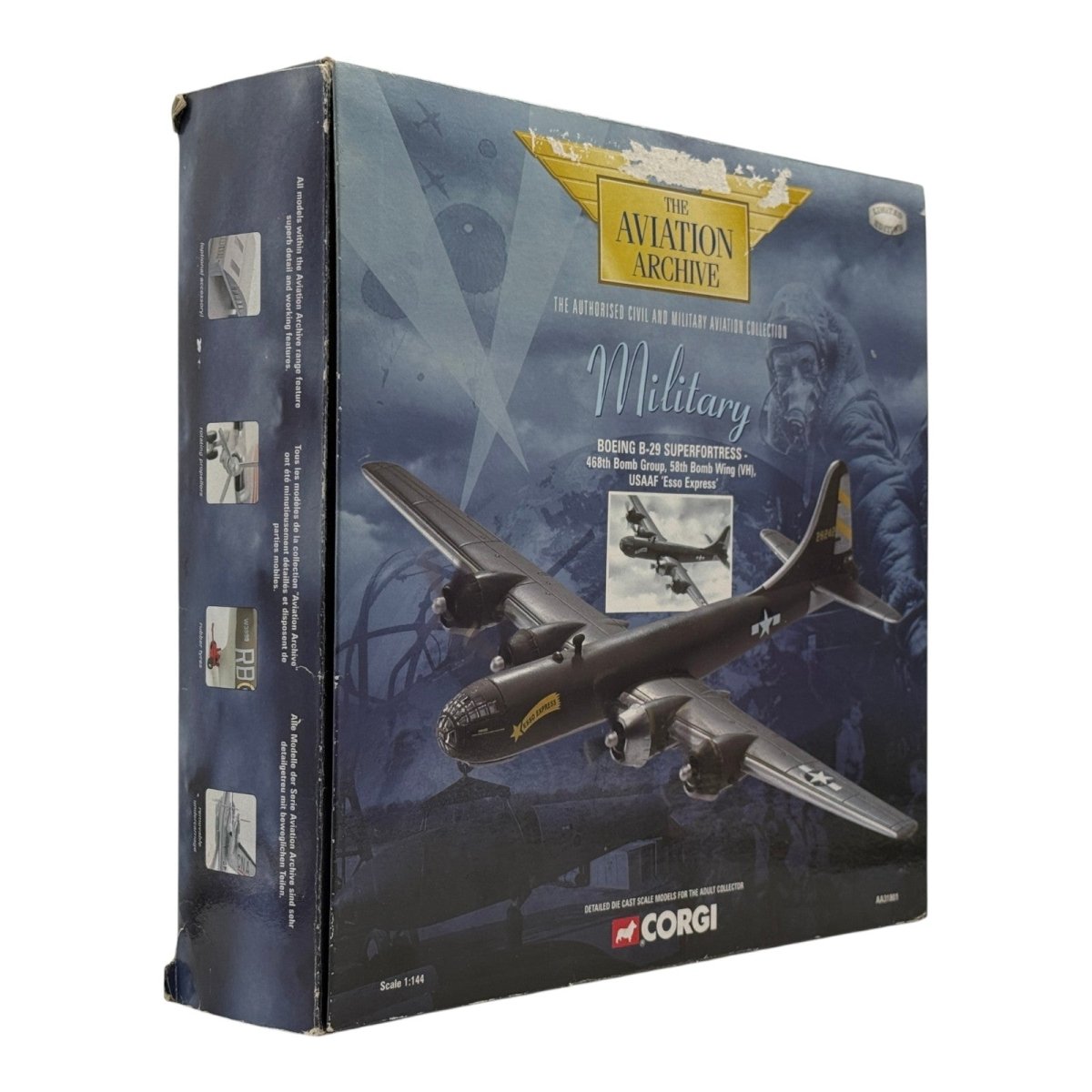 Corgi AA31801 1:144 Boeing B-29 Superfortress USAAF 58th BW Esso Express - Corgi