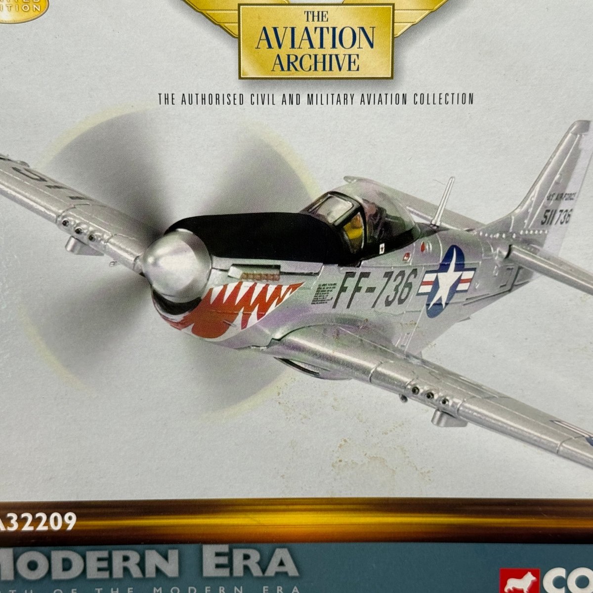 Corgi AA32209 1:72 North American F-51D Mustang USAF 18th FBG 12th FBS James Glessner Korea 1950 - Corgi