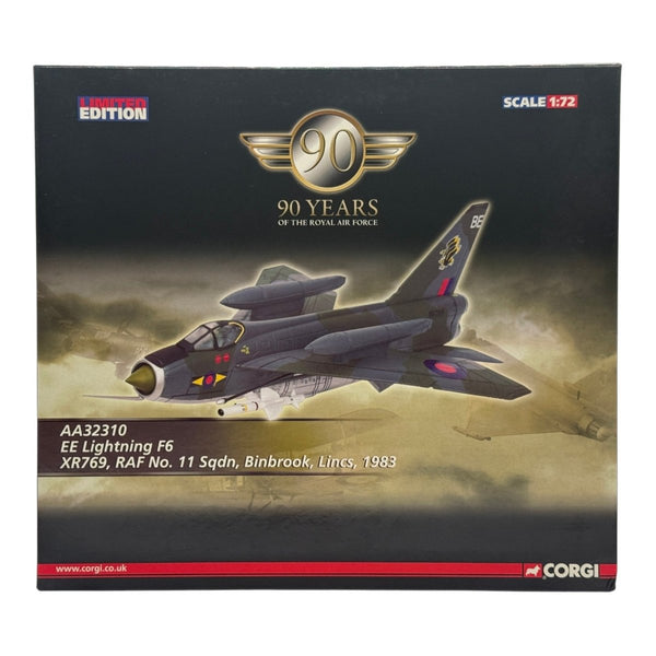 Corgi AA32310 1:72 English Electric Lightning F.Mk 6 RAF No.11 Sqn XR769 RAF Binbrook 1983 - Corgi