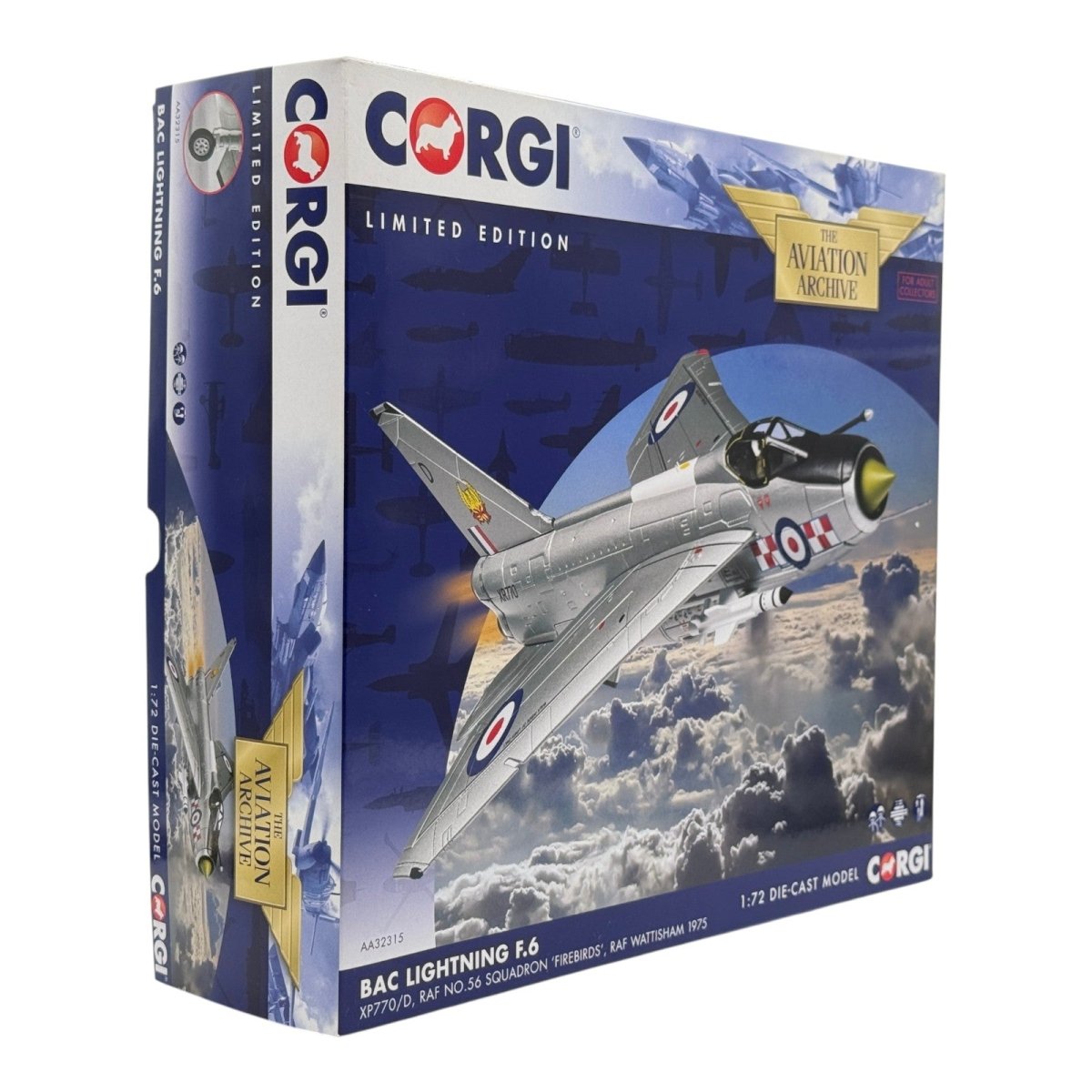 Corgi AA32315 1:72 English Electric Lightning F.Mk 6 RAF No.56 Sqn XP770 1975 - Corgi