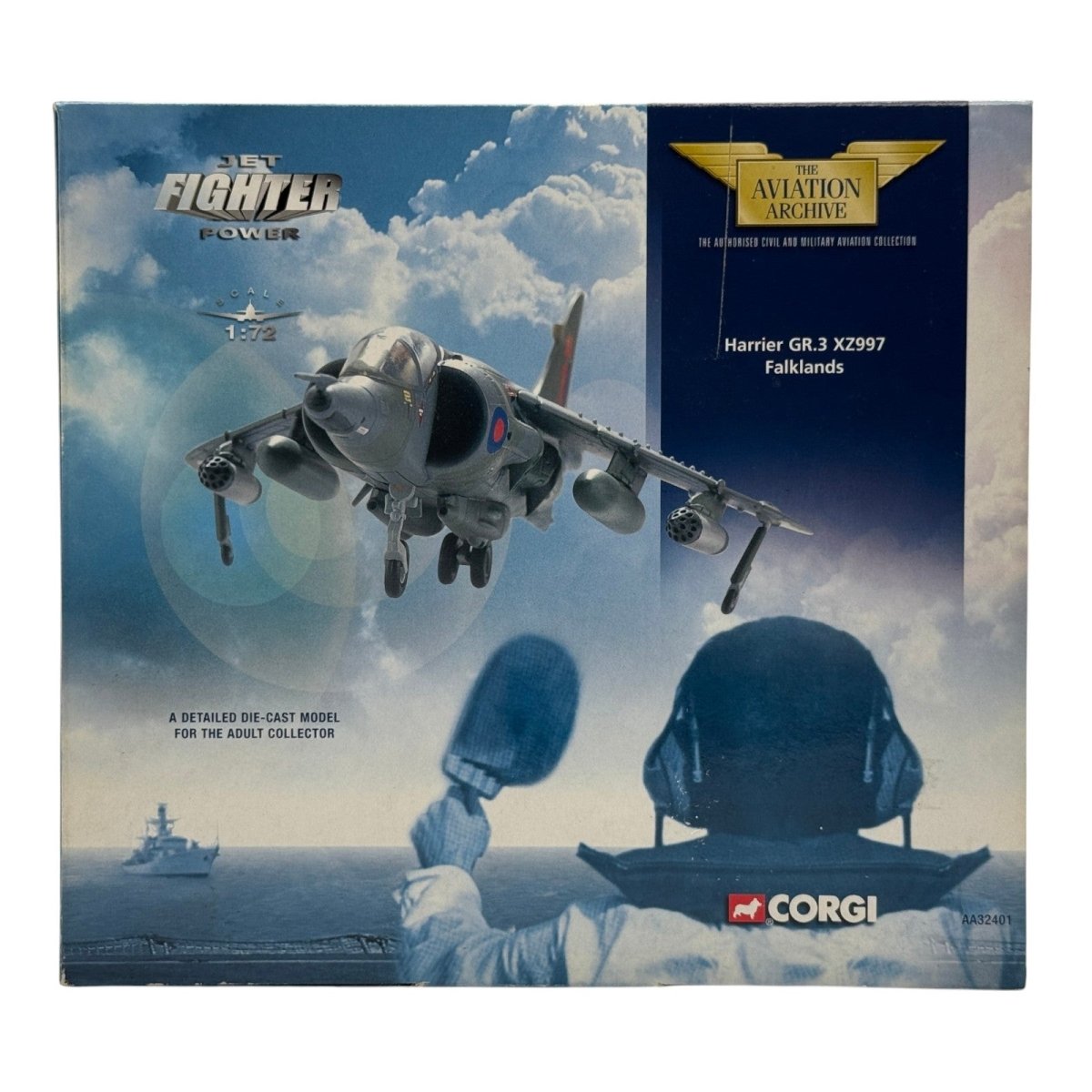 Corgi AA32401 1:72 BAe Harrier GR.3 XZ997 32 RAF No.1(F) Squadron Falklands 1982 - Corgi