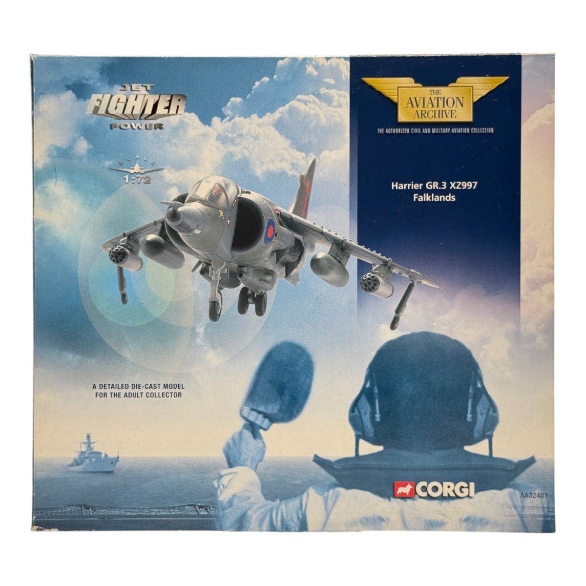 Corgi AA32401 1:72 Harrier GR.3 XZ997 No.1(F) Sqn Falklands 1982 *ISSUES* - Corgi