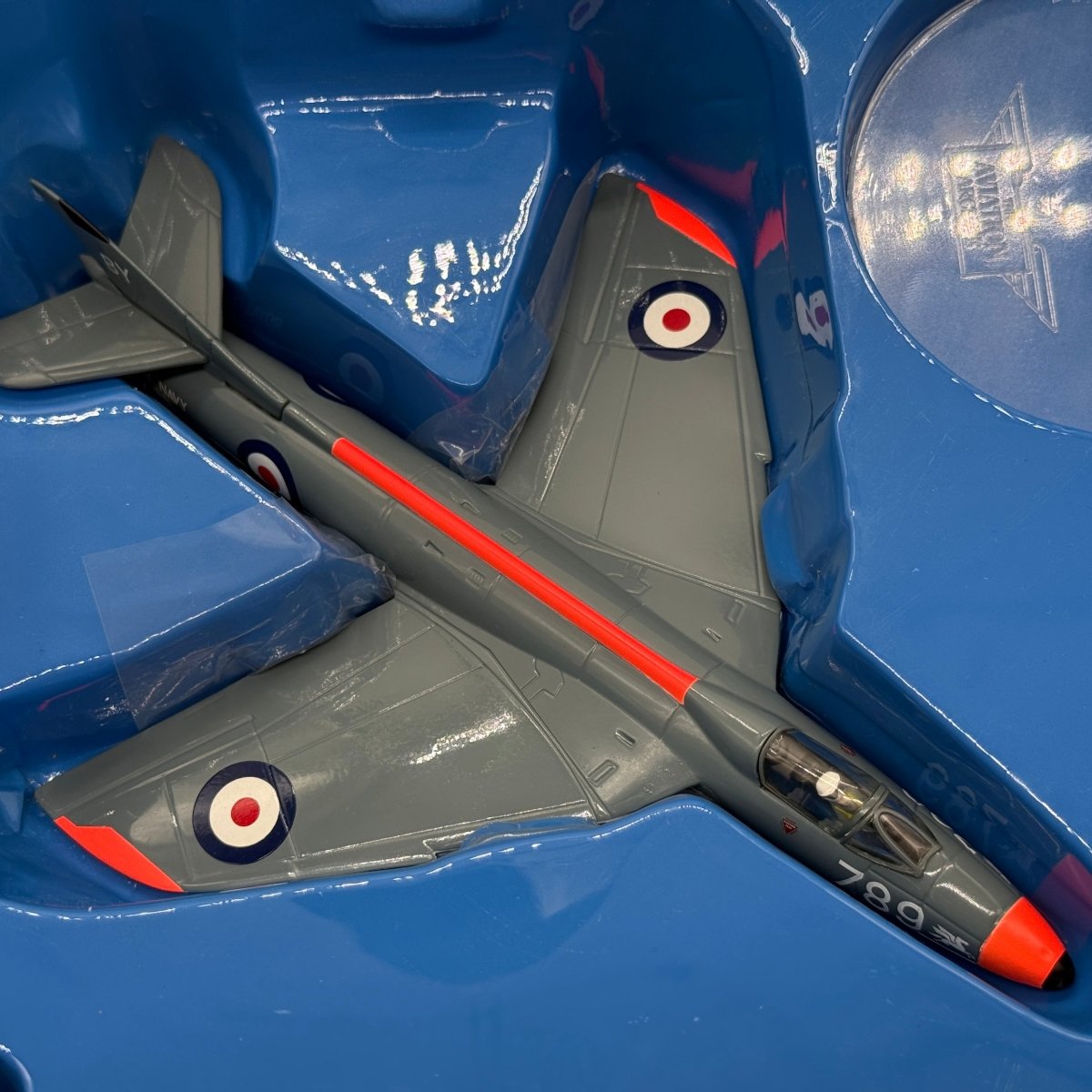Corgi AA32705 1:72 Hawker Hunter GA.Mk 11 RNFAA No.738 NAS Rough Diamonds XE680 RAF Brawdy Wales - Corgi