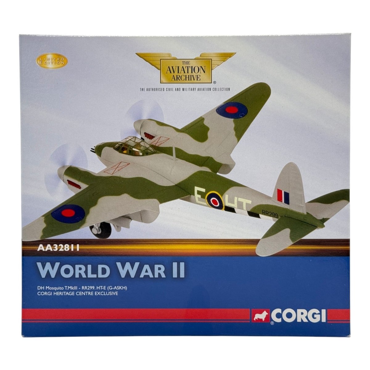 Corgi AA32811 1:72 de Havilland Mosquito T.MkIII British Aerospace RR299 - Corgi