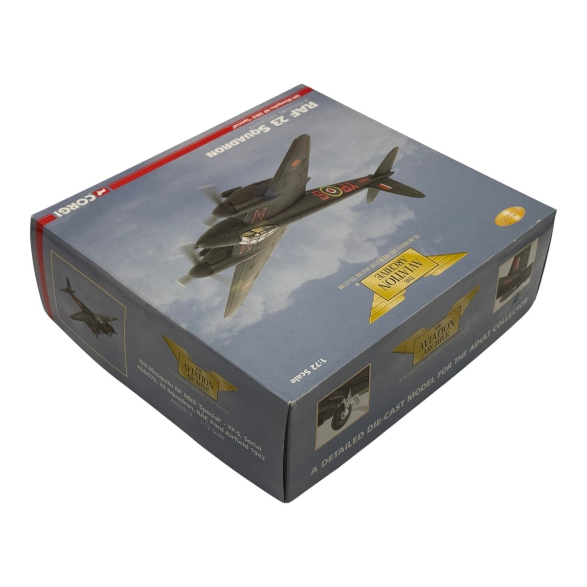 Corgi AA32812 1:72 de Havilland Mosquito NF Mk II Special DD670 YP-S 23 Sqn RAF Ford 1942 - Corgi