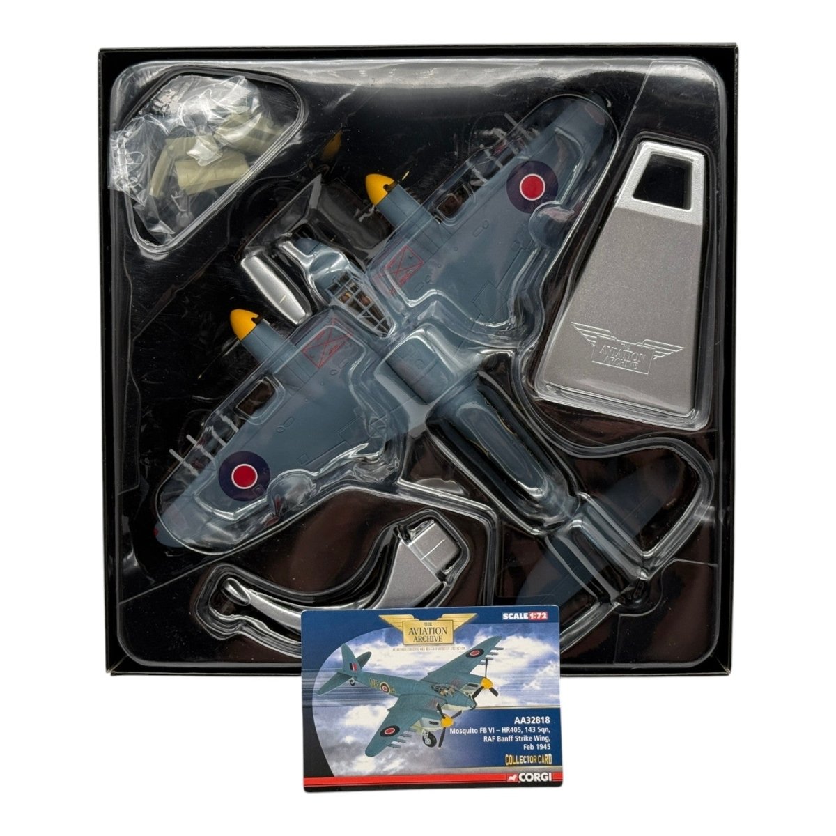 Corgi AA32818 1:72 de Havilland Mosquito FB.Mk VI RAF No.143 Sqn Banff 1945 - Corgi