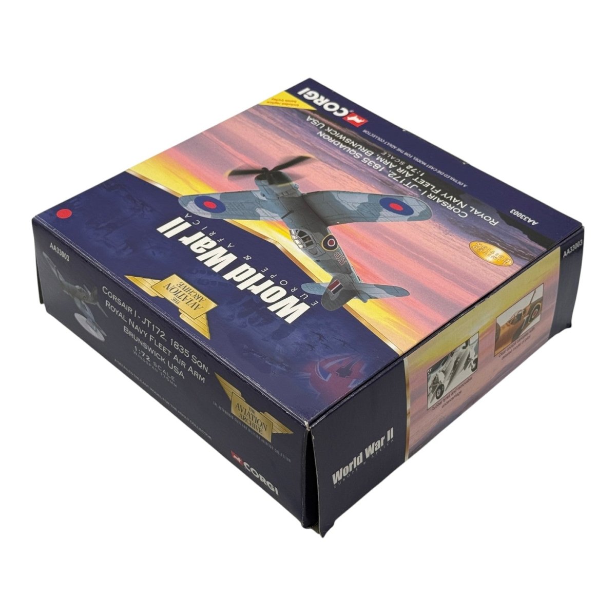 Corgi AA33003 1:72 Vought F4U Corsair RNFAA No.1835 NAS Brunswick 1943 - Corgi