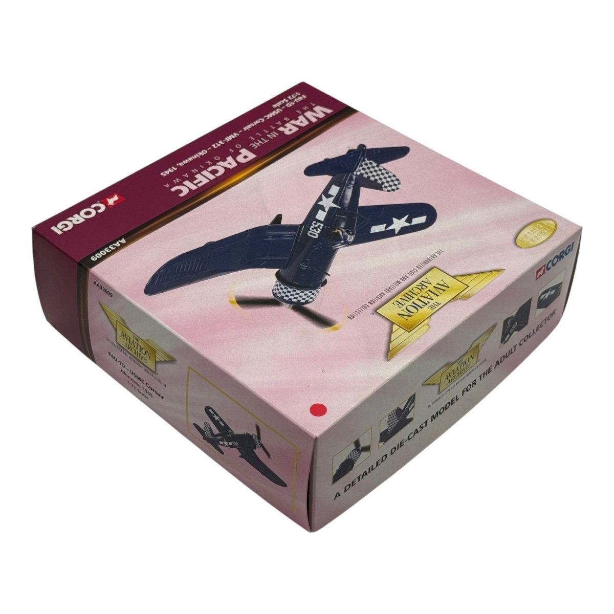 Corgi AA33009 1:72 Vought F4U-1D Corsair White 530 Merritt Chance VMF-312 Okinawa 1945 - Corgi