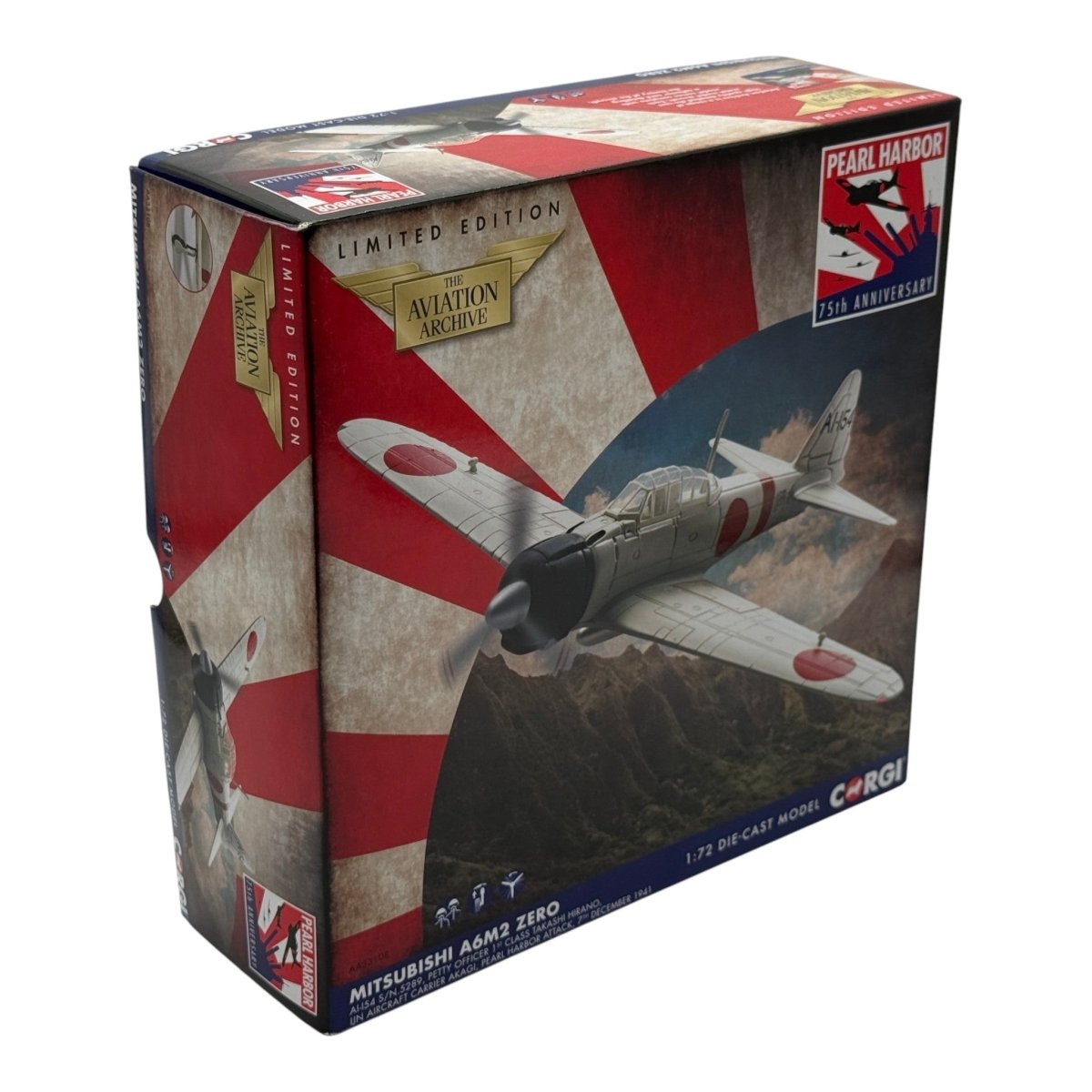 Corgi AA33108 1:72 Mitsubishi A6M2 Zero-Sen IJN AI-154 Takashi Hirano Pearl Harbor 1941 - Corgi