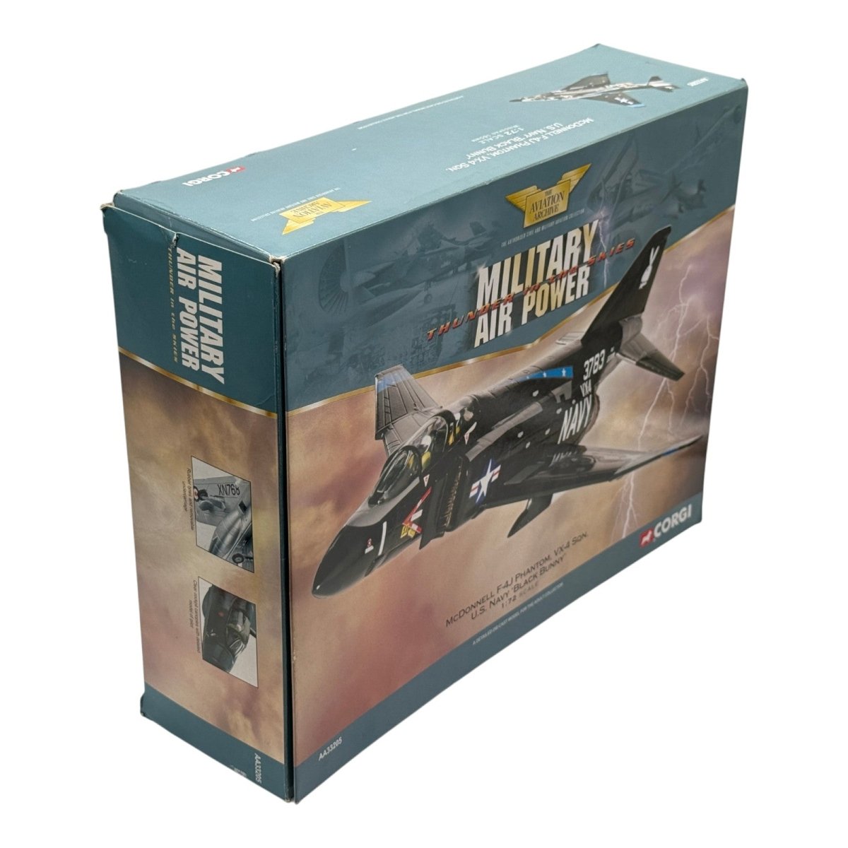 Corgi AA33205 1:72 McDonnell Douglas F-4J Phantom II US Navy VX-4 Vandy 1 Black Bunny NAS Point Mugu 1969 - Corgi
