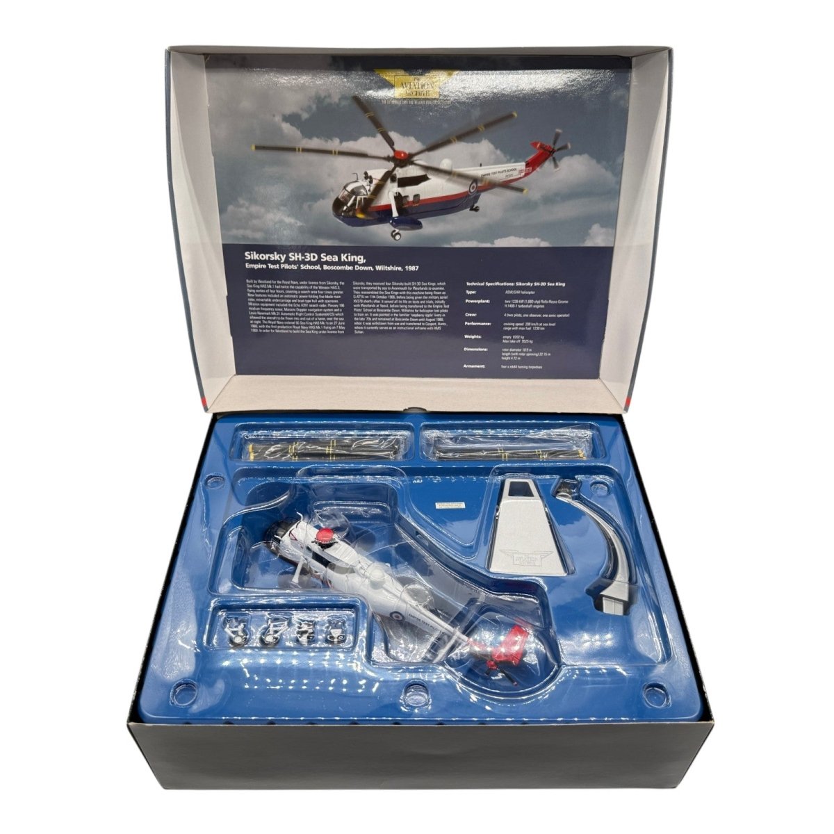Corgi AA33412 1:72 Westland Sea King HAS.Mk 1 ETPS XV370 MOD Boscombe Down 1987 - Corgi