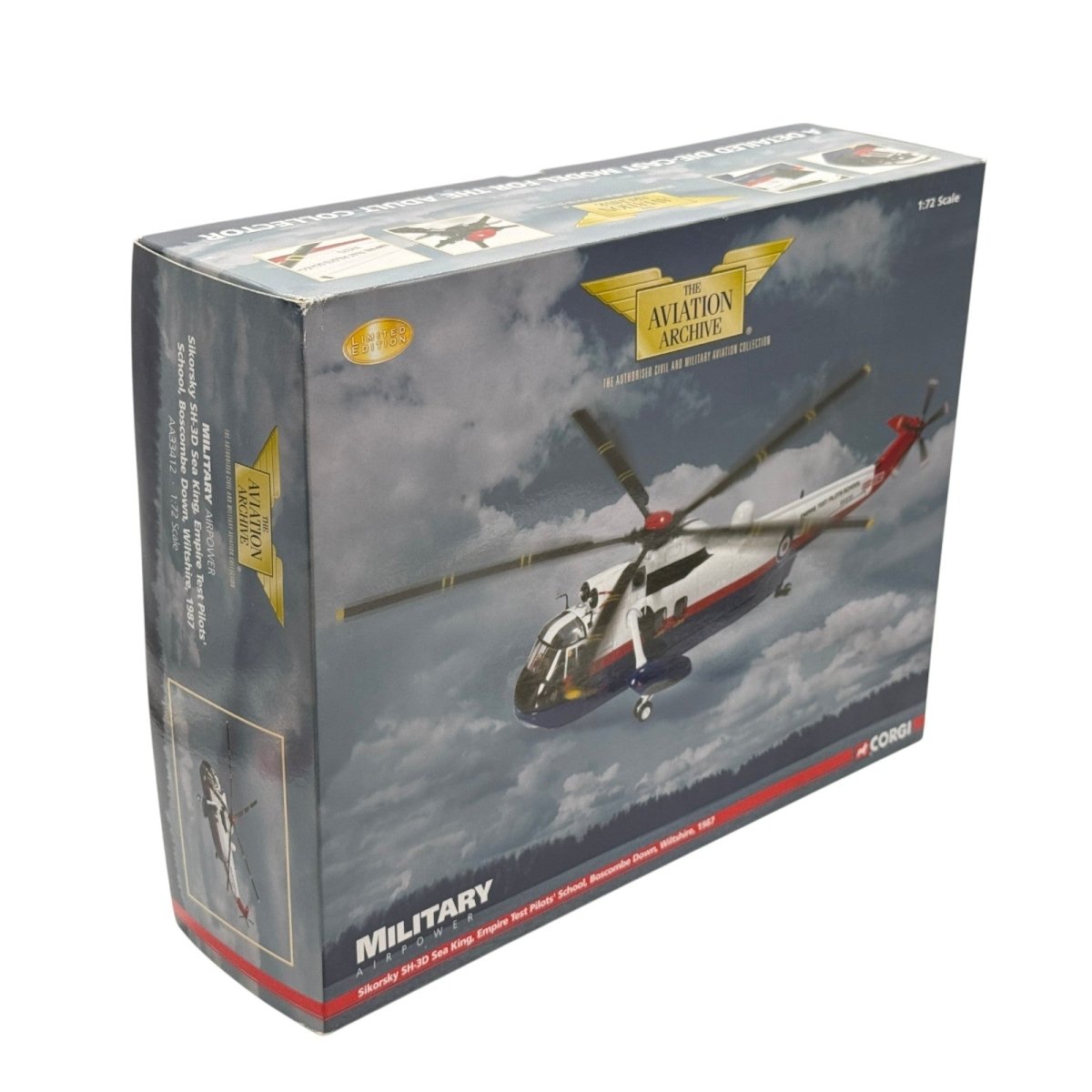 Corgi AA33412 1:72 Westland Sea King HAS.Mk 1 ETPS XV370 MOD Boscombe Down 1987 - Corgi