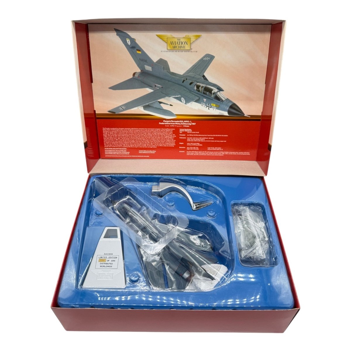 Corgi AA33608 1:72 Panavia Tornado IDS Bundesmarine MFG 1 Schleswig Germany 1987 - Corgi