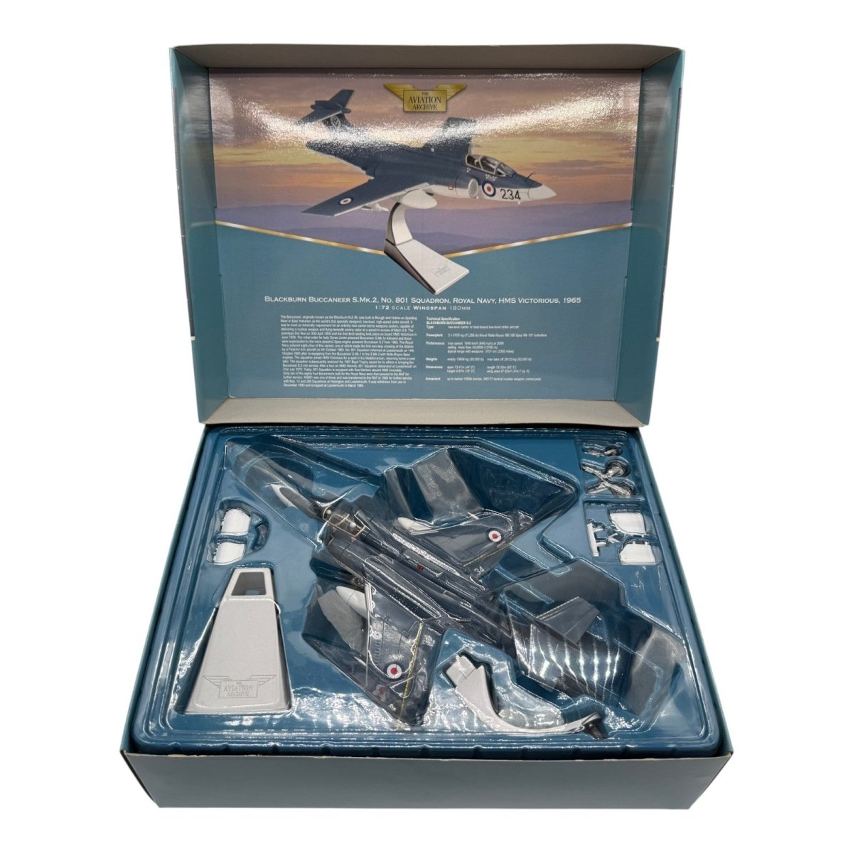 Corgi AA34103 1:72 Blackburn Buccaneer S.Mk 2 Royal Navy No.801 NAS XN981 HMS Victorious 1965 - Corgi