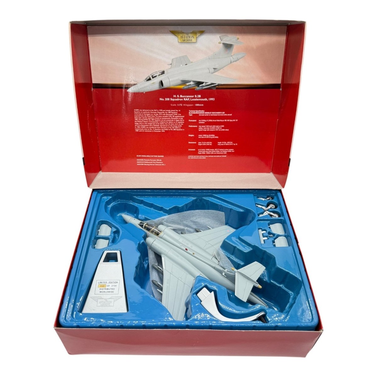 Corgi AA34105 1:72 Blackburn Buccaneer S.Mk 2B RAF No.208 Sqn XX895 RAF Lossiemouth 1993 - Corgi